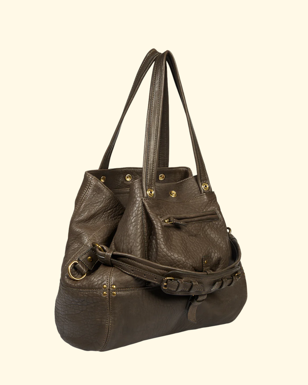Billy M | Lambskin Kaki
