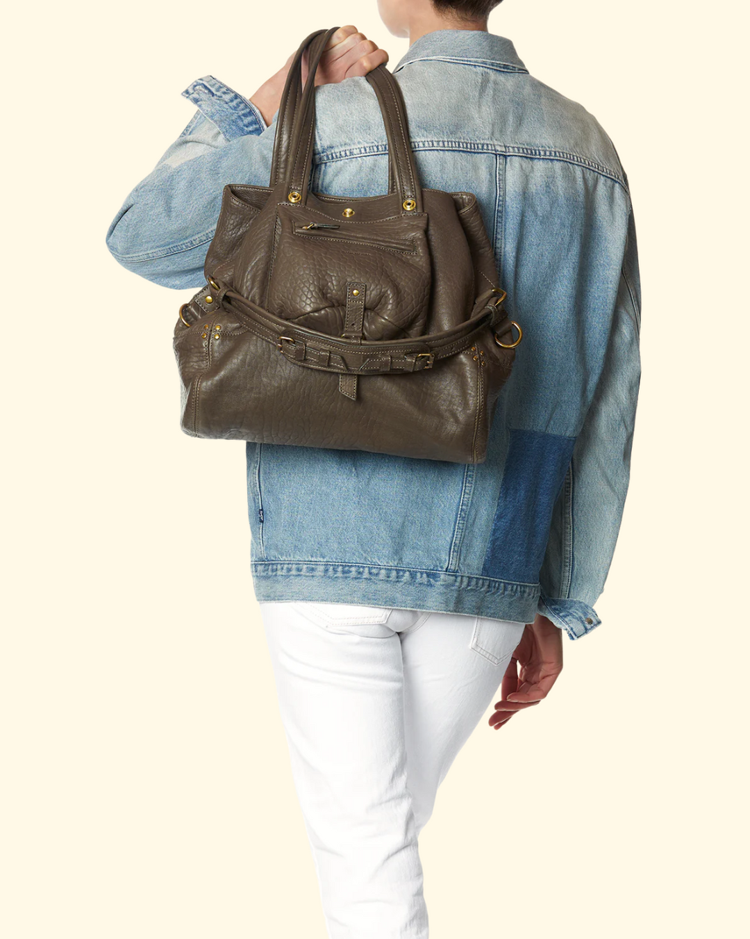 Billy M | Lambskin Kaki