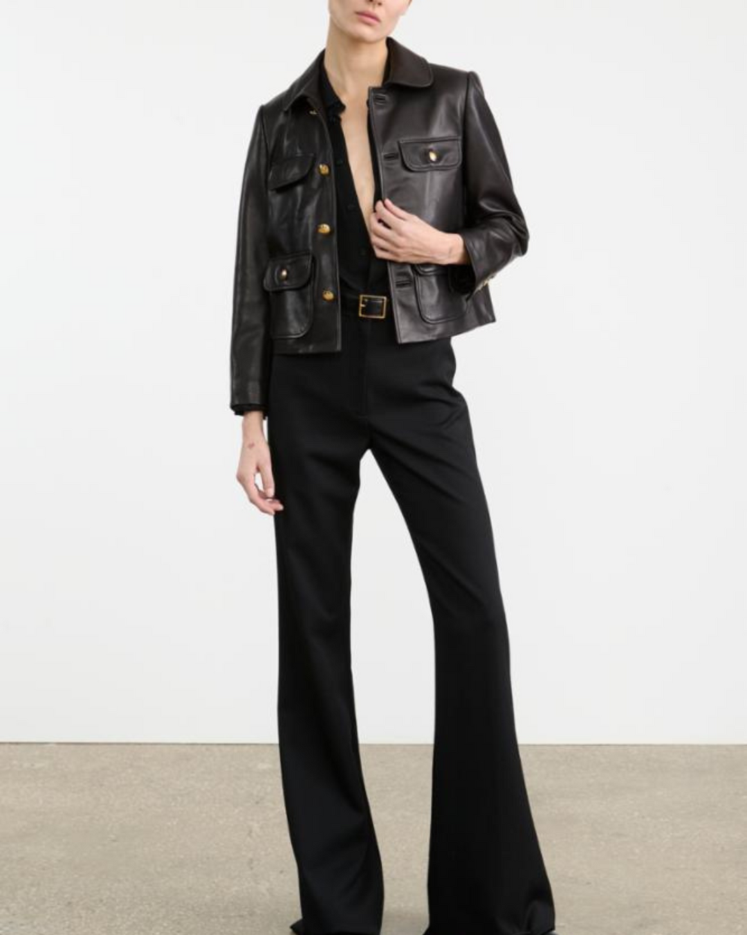 Chamonix Leather Jacket | Black