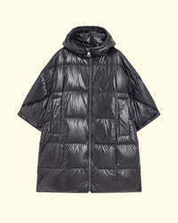 Quilted Cape | Nero