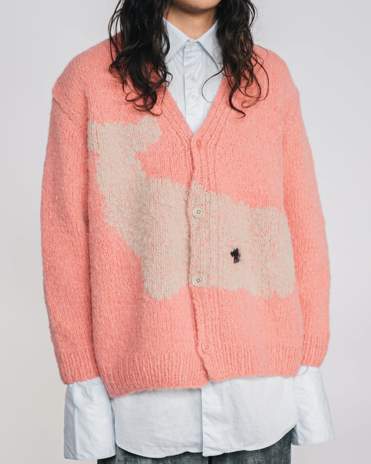 Whale Bear Sweater | Pink