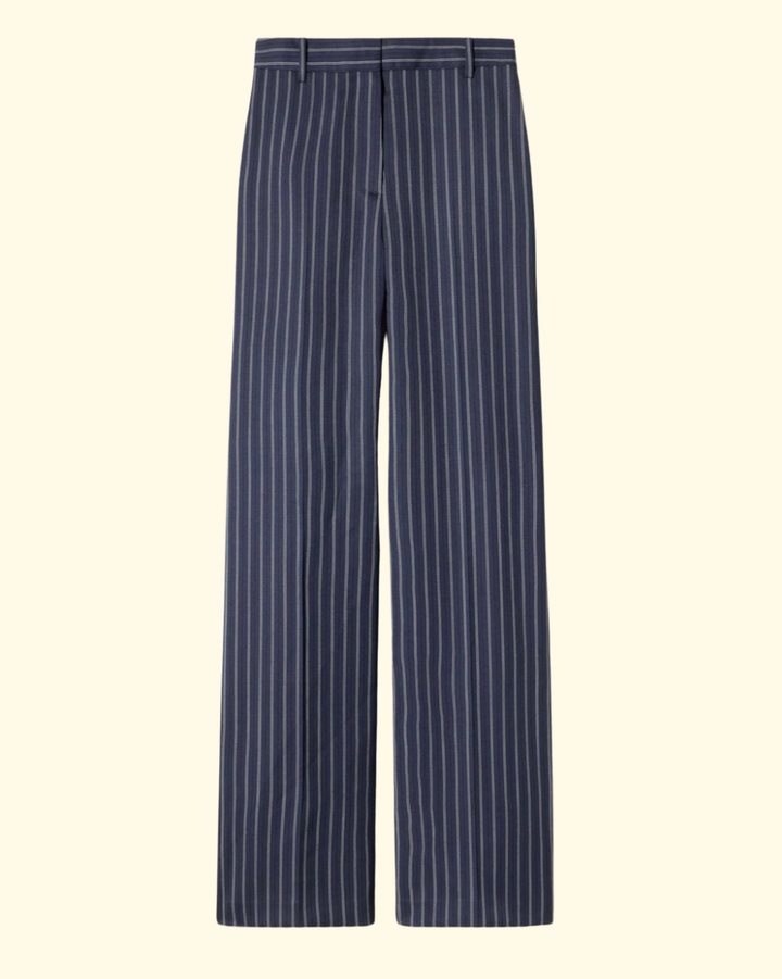 Rivers Pant | Marine Blue Pinstripes
