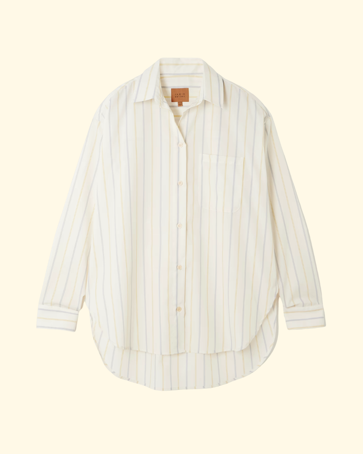The Essential Shirt | Ivory Stripe