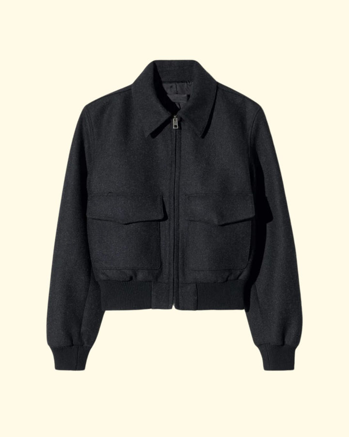 Redley Bomber Jacket | Dark Charcoal