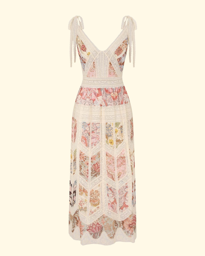 Daylight Slip Dress | Spliced Print