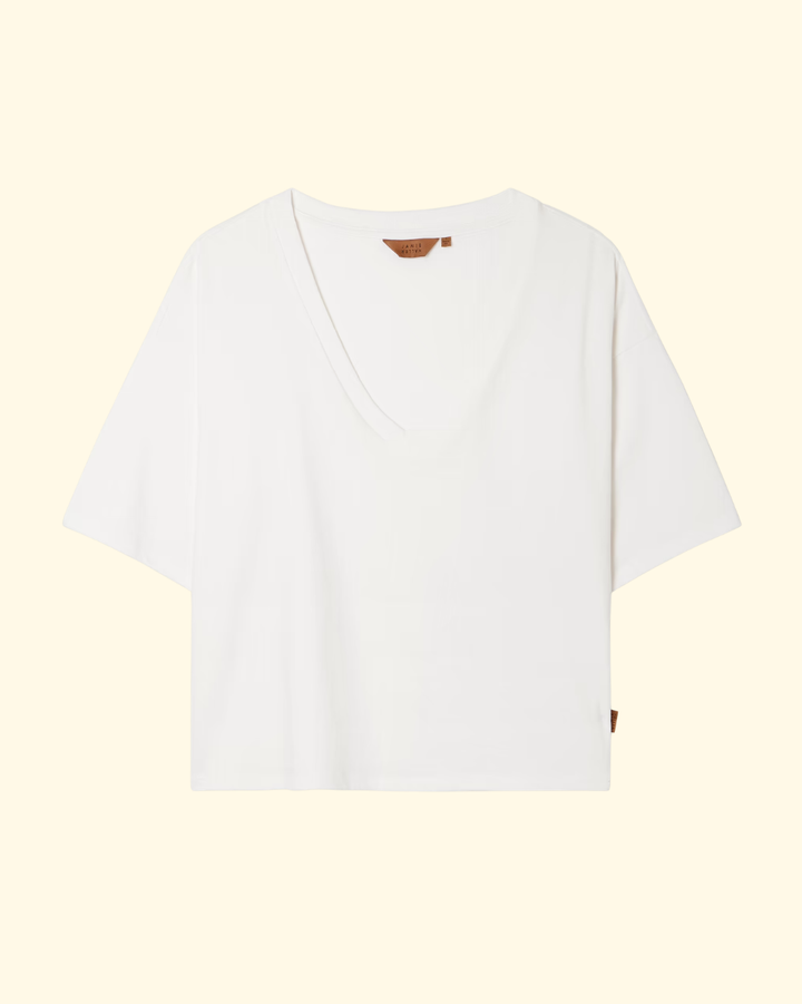 The V Tee | White