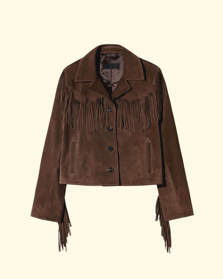Eloi Suede Jacket | Hazelnut