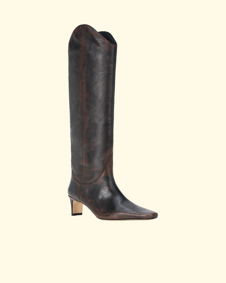 Western Wally Boot | Espresso Distressed