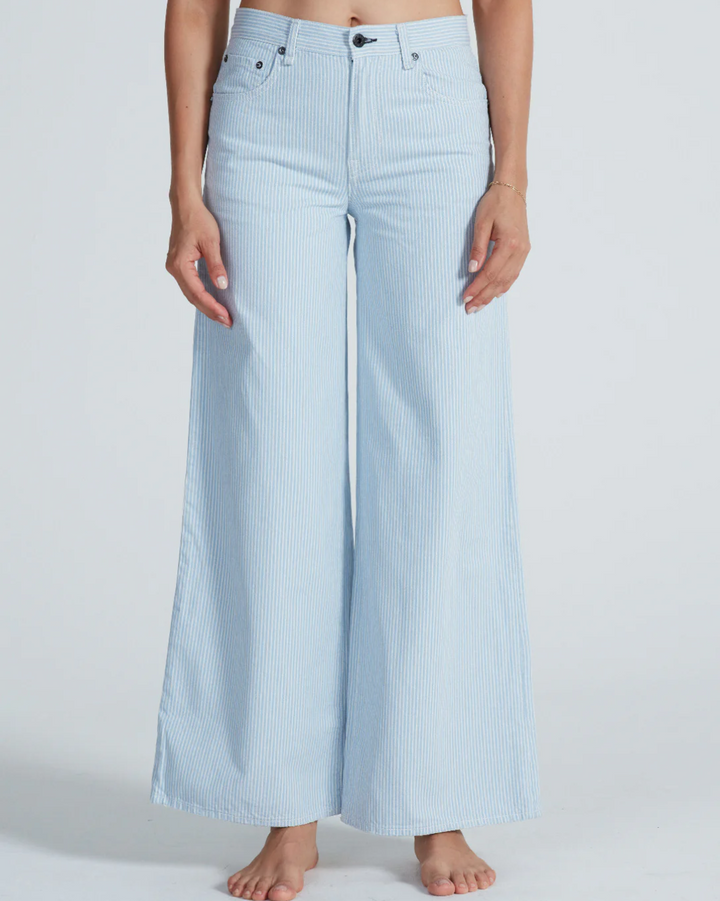 Atomic Wide Leg | Blue Stripe