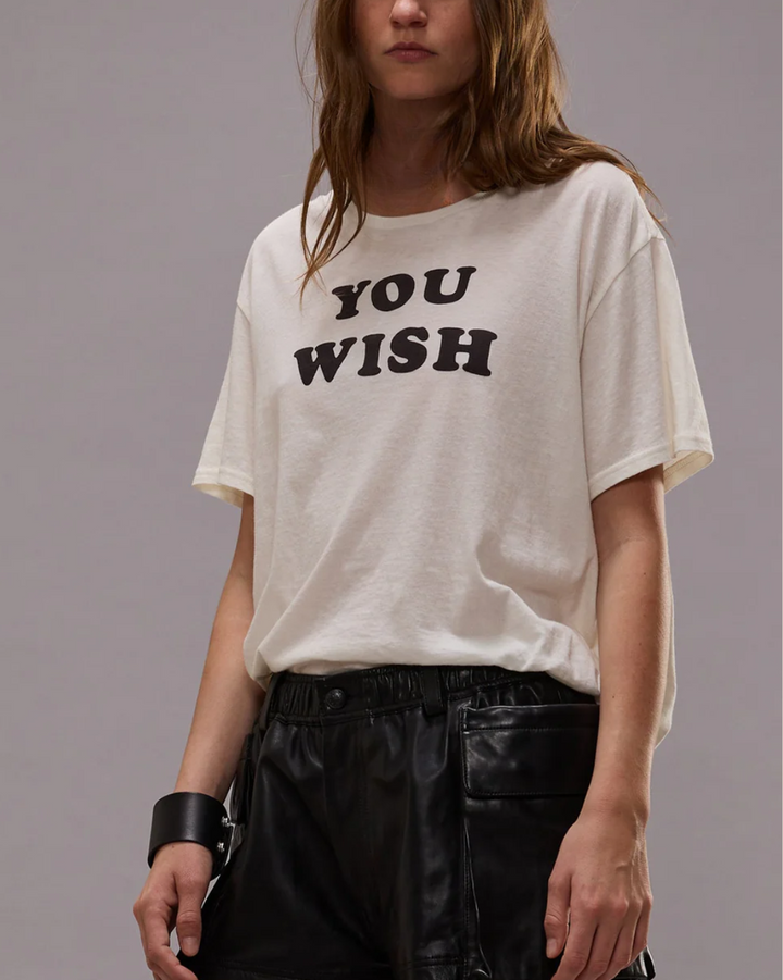 You Wish Boy Tee | Ecru