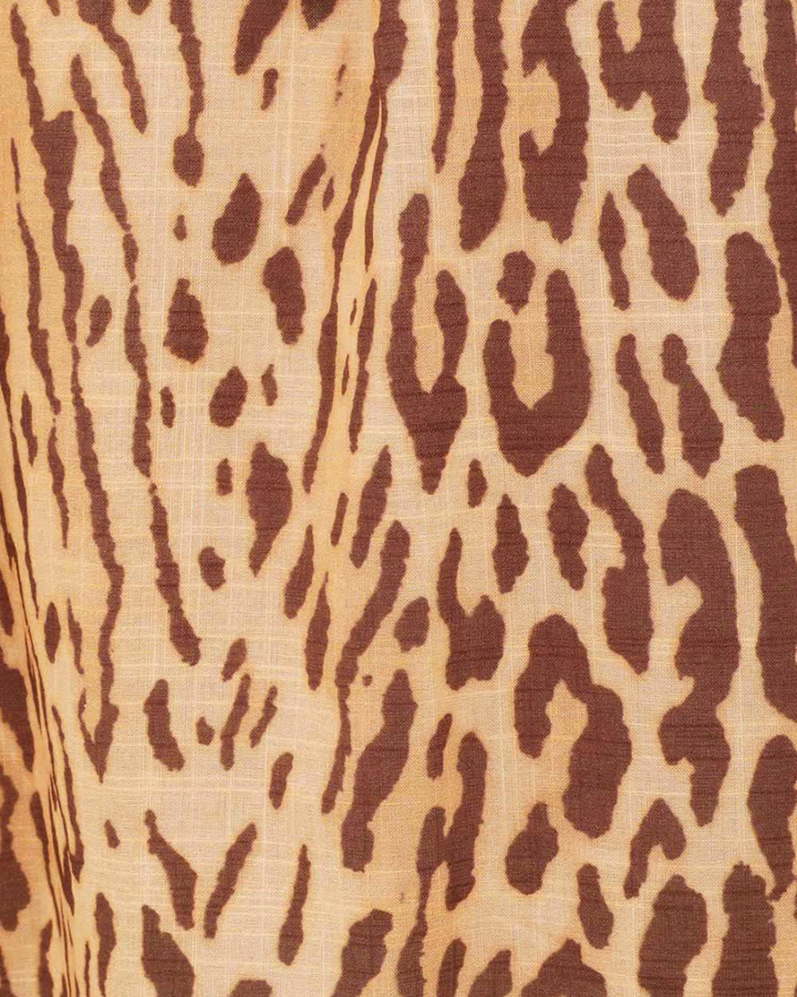 Cascadian Tunic Dress | Tan Leopard