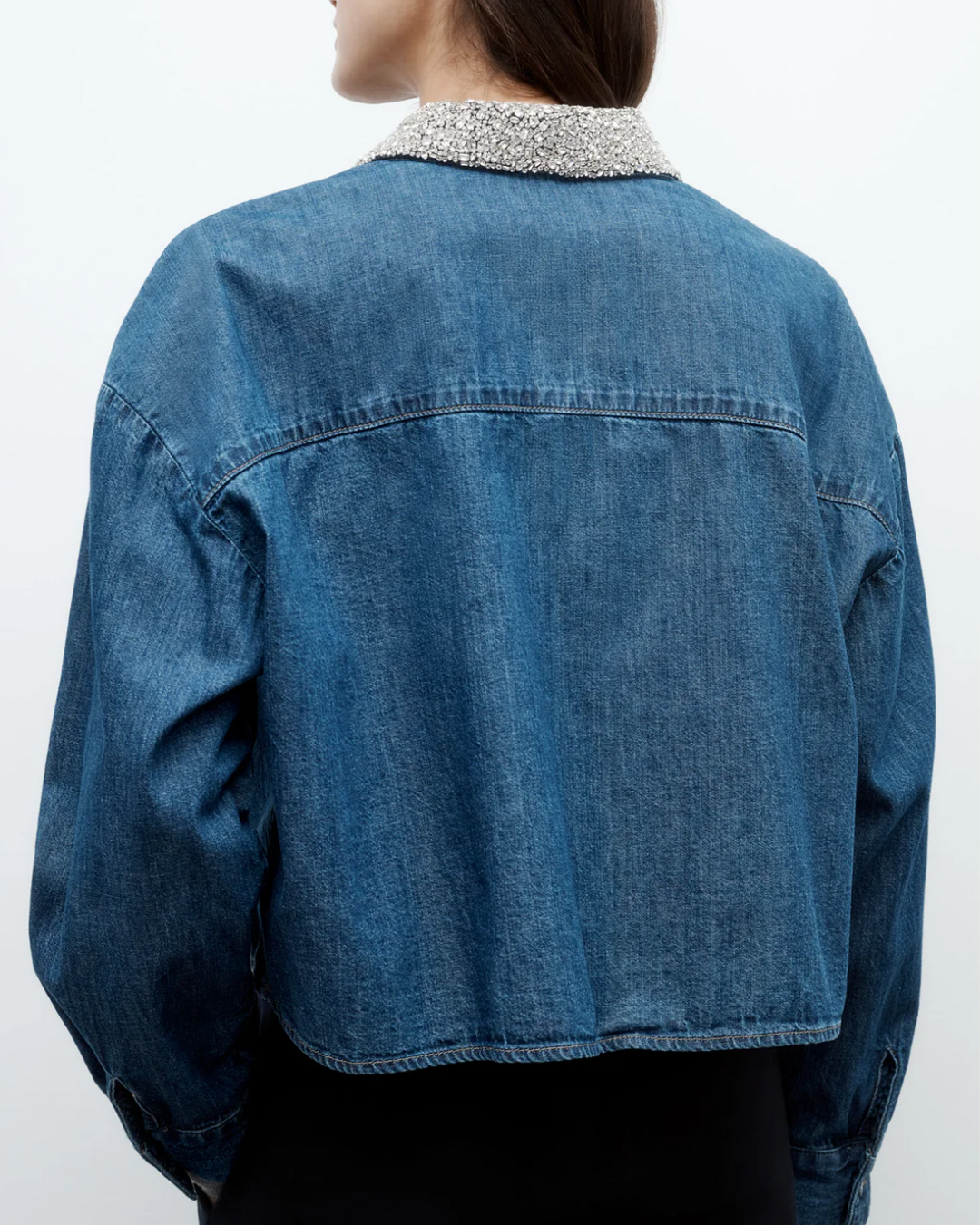 My Ex's Denim W/Crystal Collar