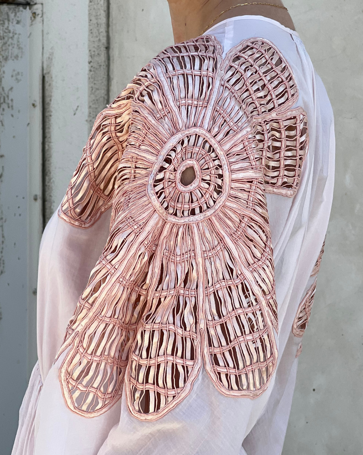 Botanical Flower co/se Voile Dress | Peso