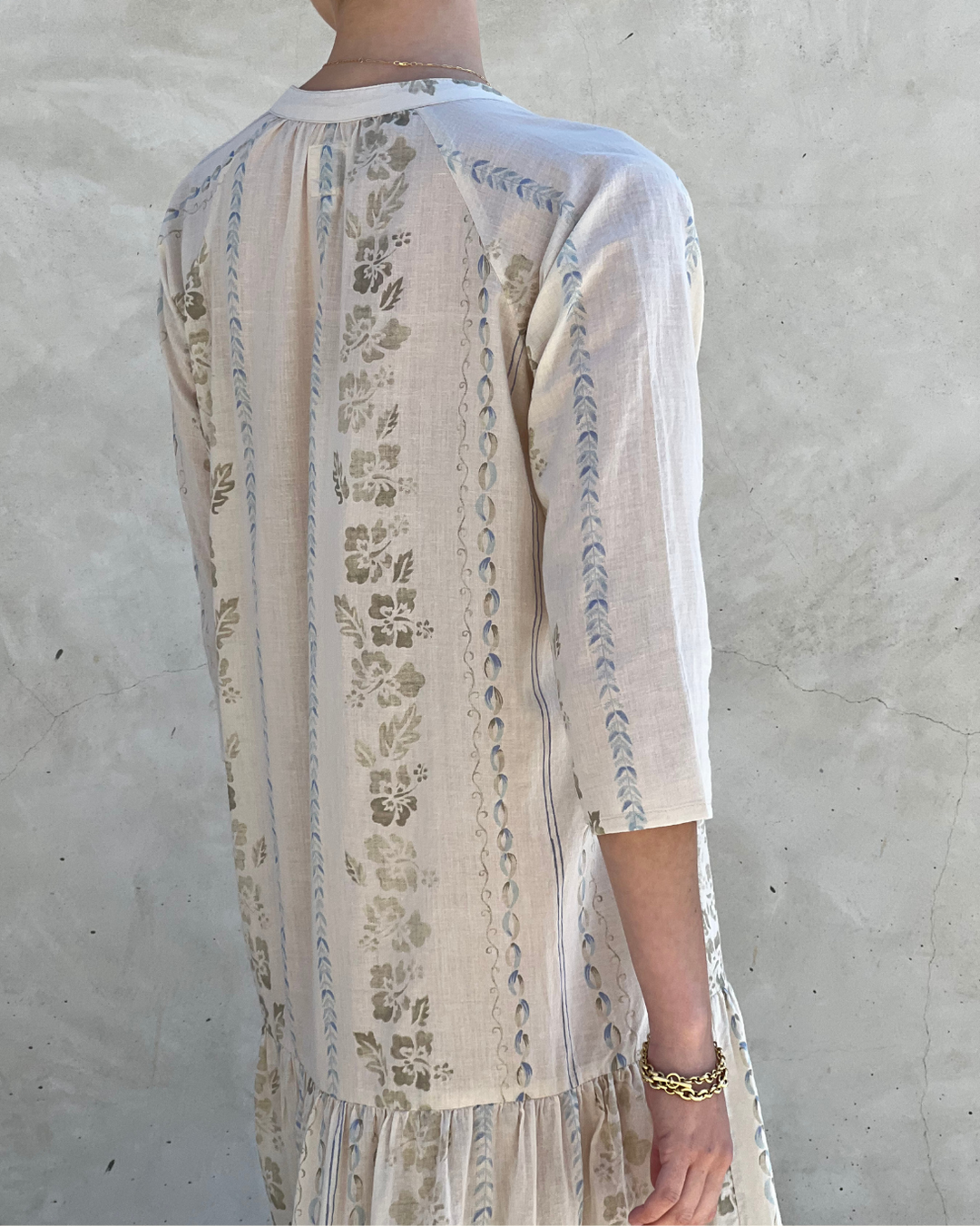 Monroe Long Dress | Powder