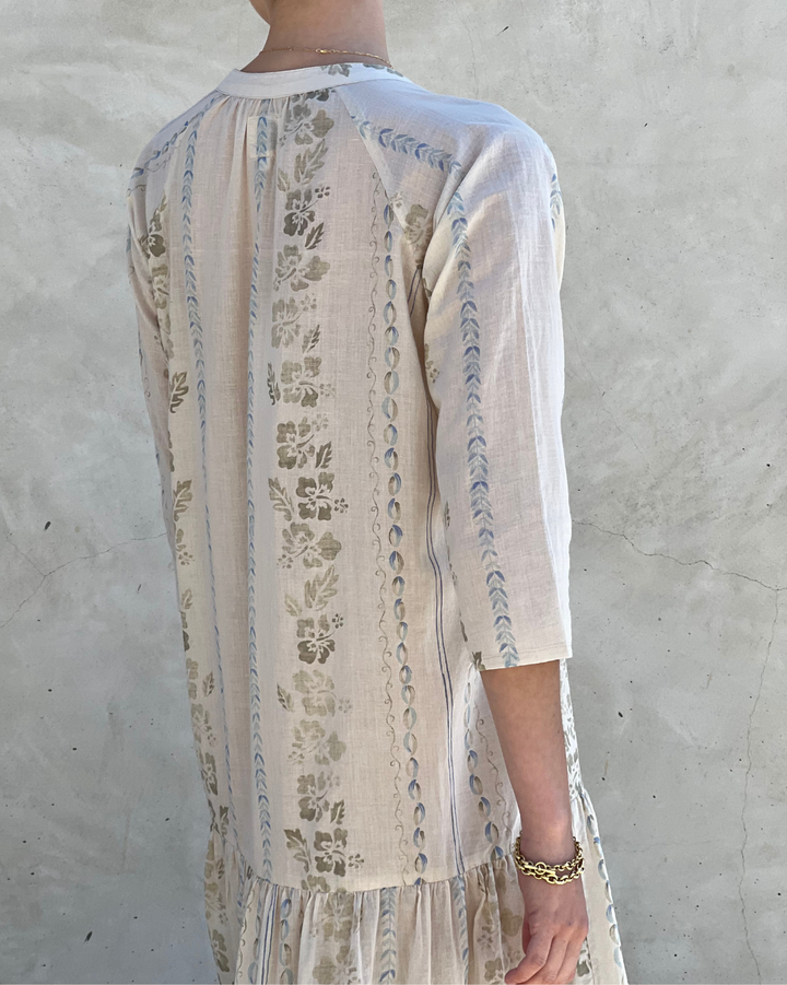 Monroe Long Dress | Powder