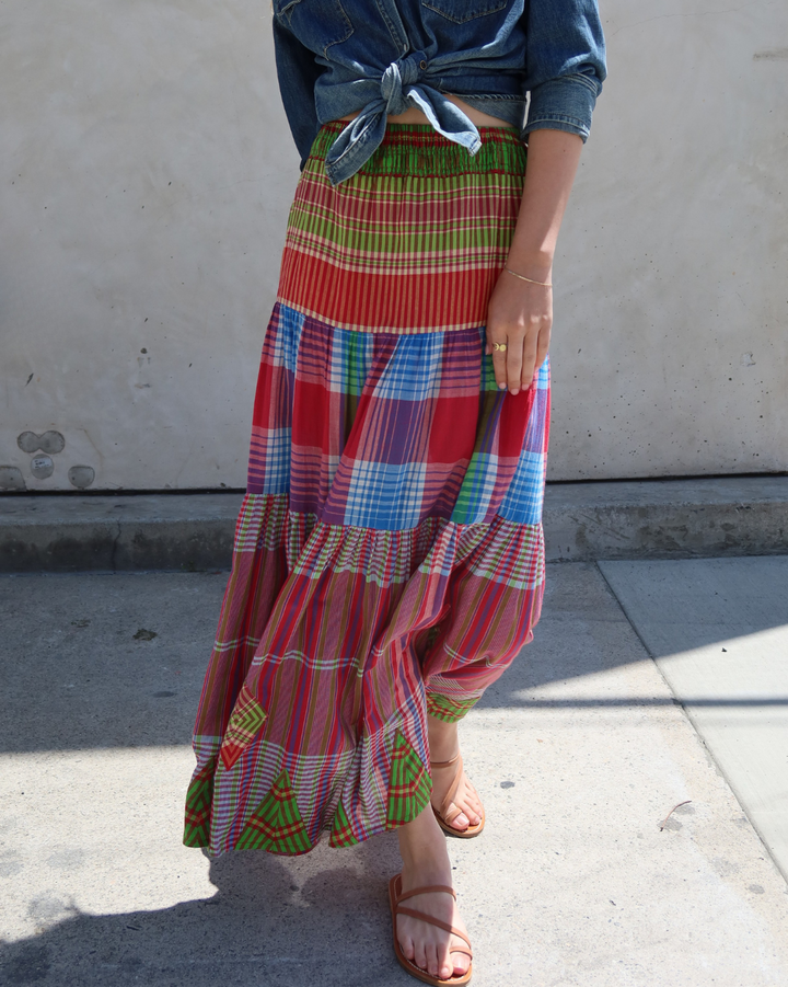 Rudra Skirt | Red