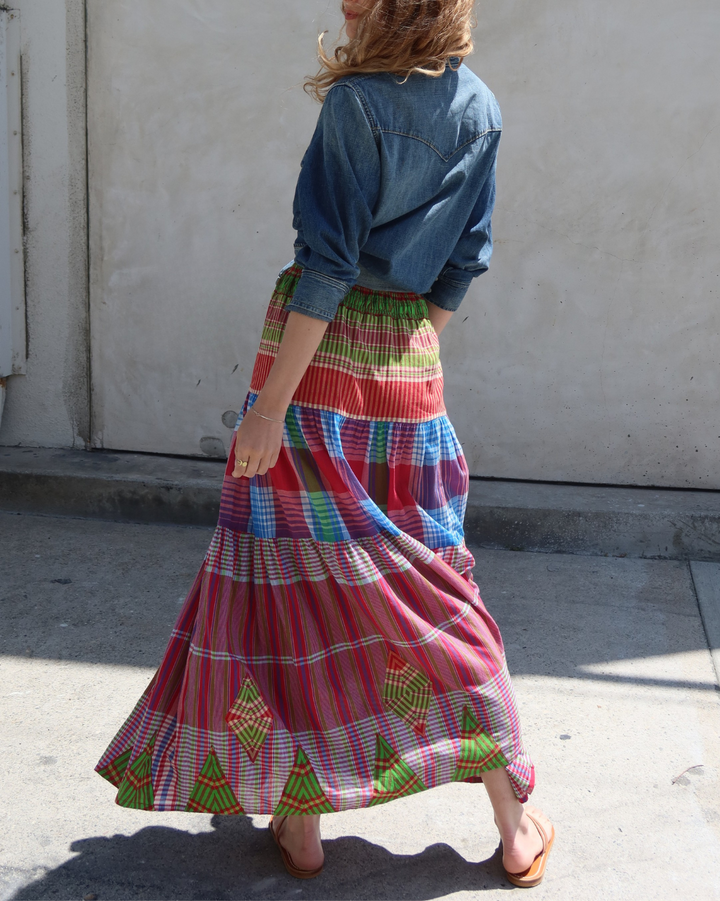 Rudra Skirt | Red