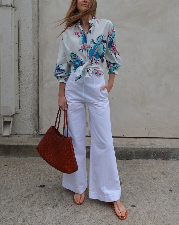 Chic Cotton Wide Leg Pants | Giglio