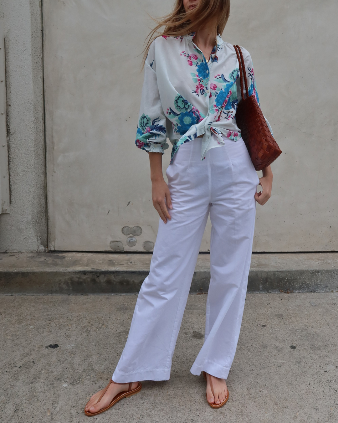 Chic Cotton Wide Leg Pants | Giglio