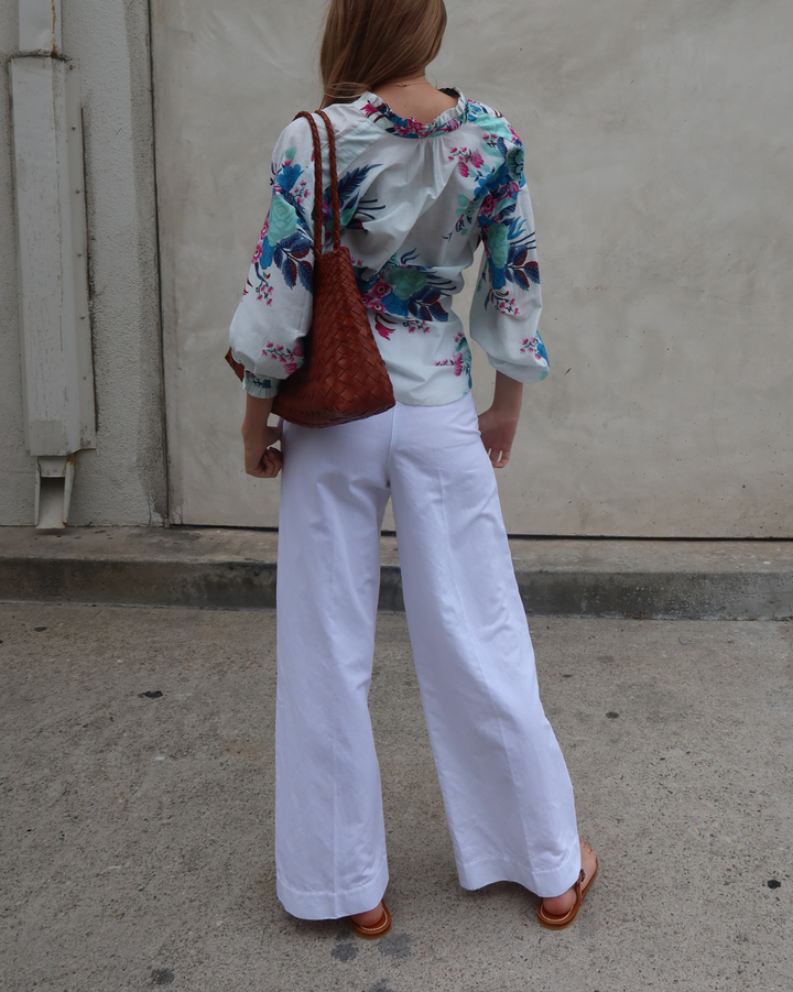 Chic Cotton Wide Leg Pants | Giglio