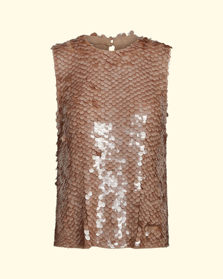 Paillette Shell | Nude