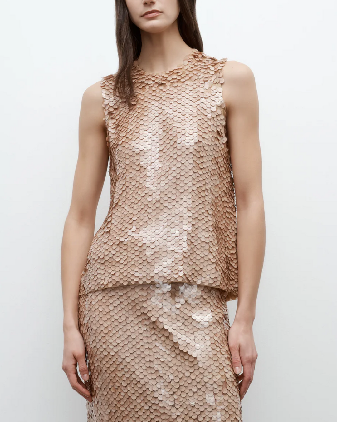 Paillette Shell | Nude