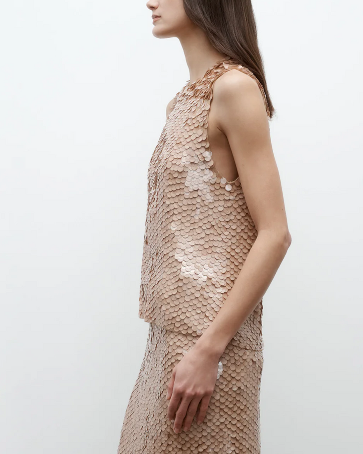 Paillette Shell | Nude
