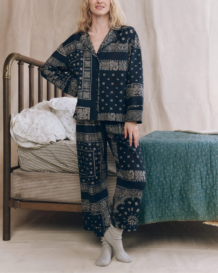 The Easy Sleep Pant | Bandana Patchwork