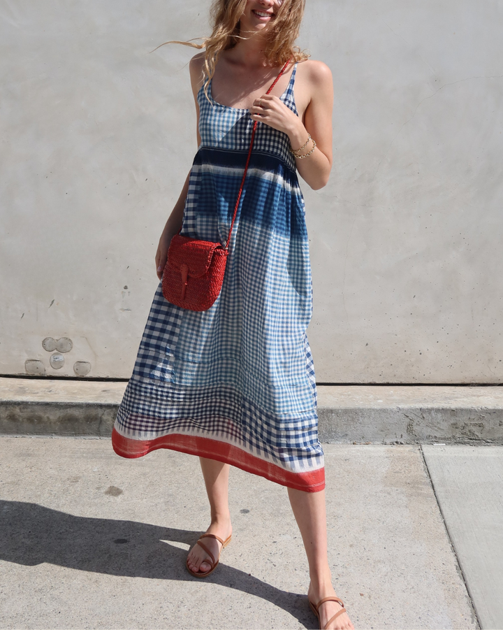 Amber 118 Slip | Blue & Red