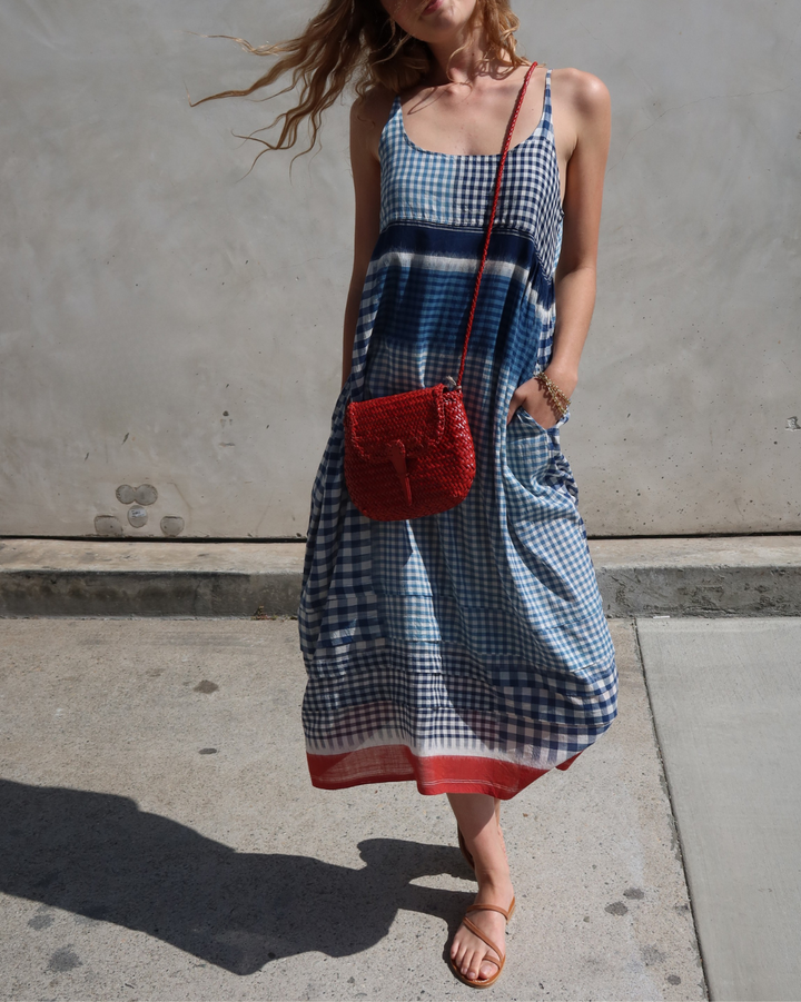 Amber 118 Slip | Blue & Red