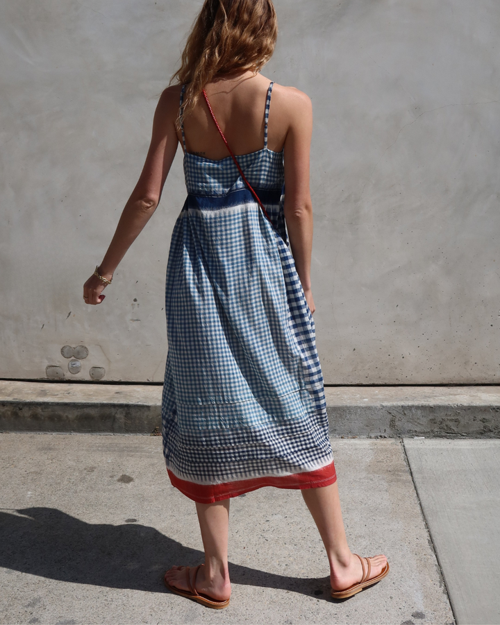 Amber 118 Slip | Blue & Red