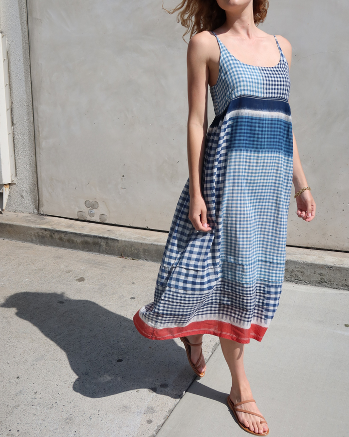 Amber 118 Slip | Blue & Red
