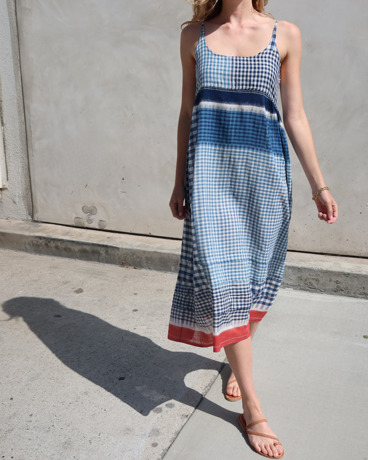 Amber 118 Slip | Blue & Red