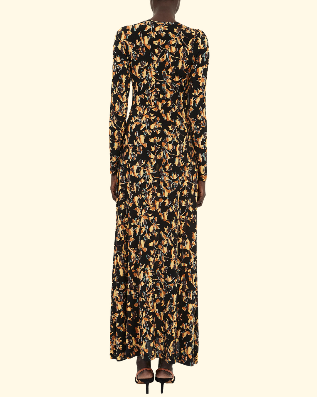 Amari Jersey Long Sleeve Dress | Solaris