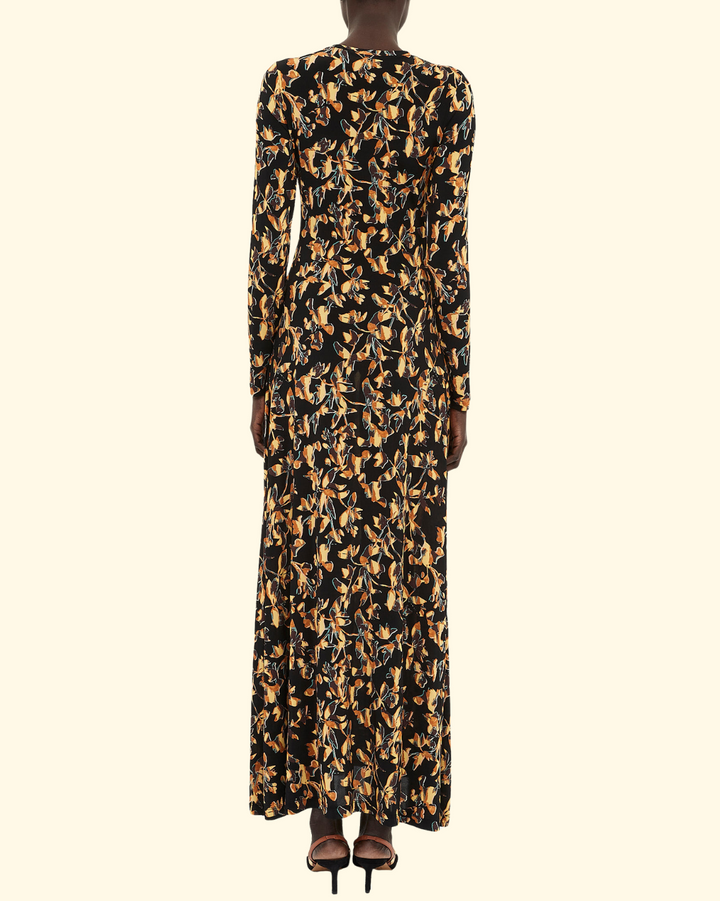 Amari Jersey Long Sleeve Dress | Solaris