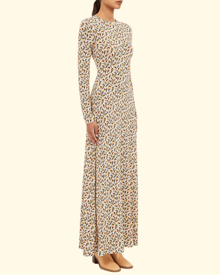 Amari Jersey Long Sleeve Dress | Swan