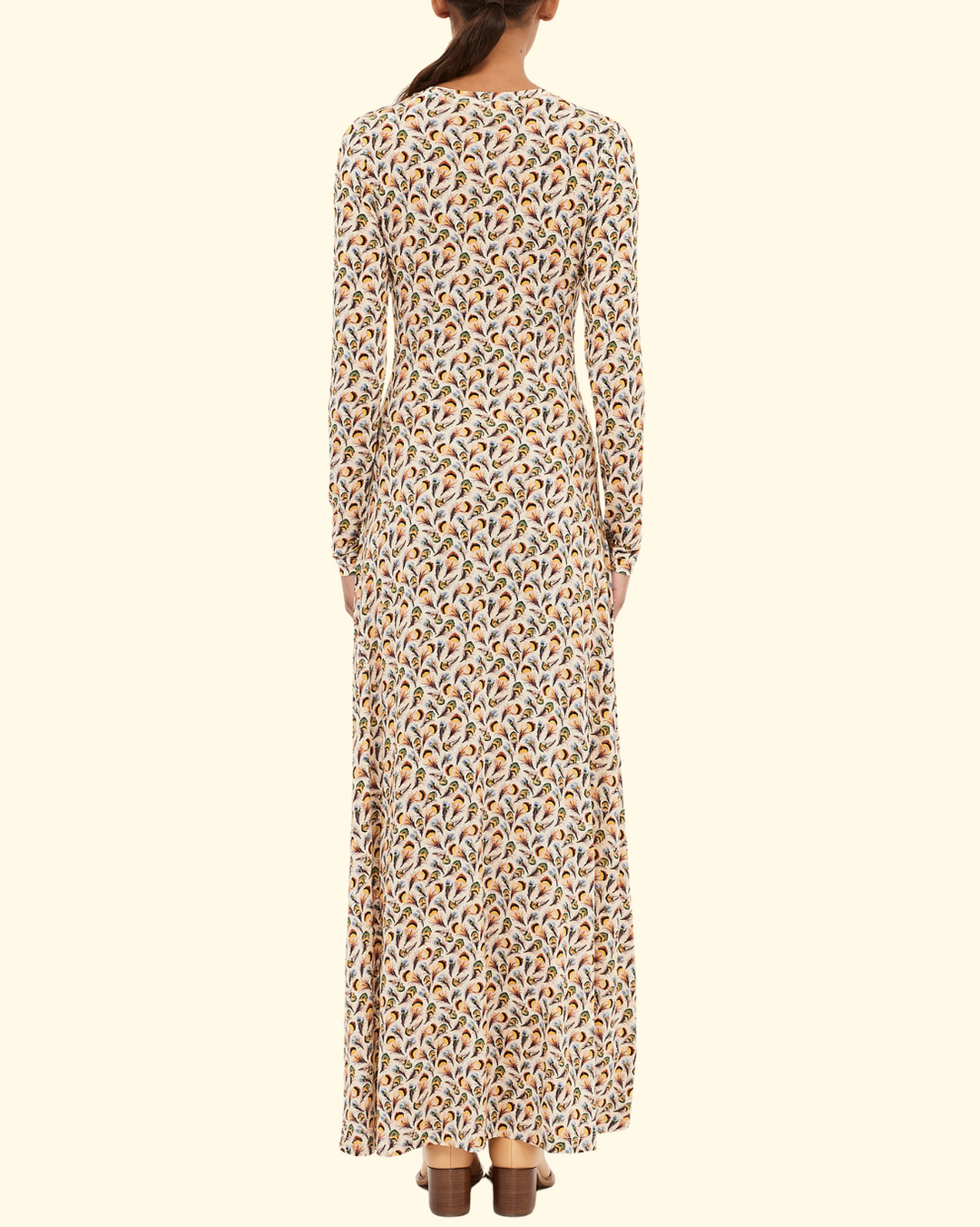 Amari Jersey Long Sleeve Dress | Swan