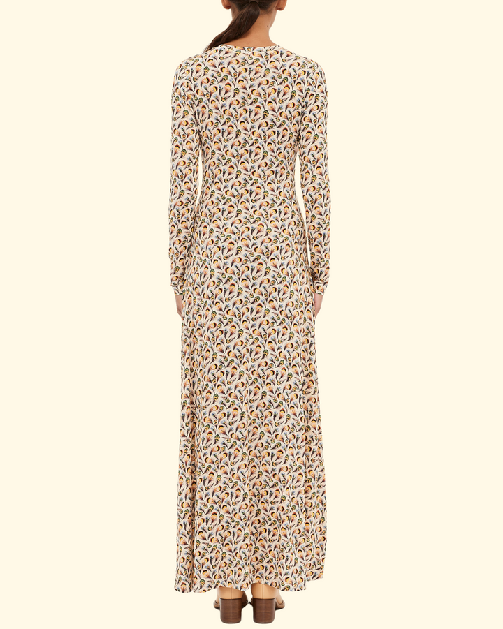 Amari Jersey Long Sleeve Dress | Swan