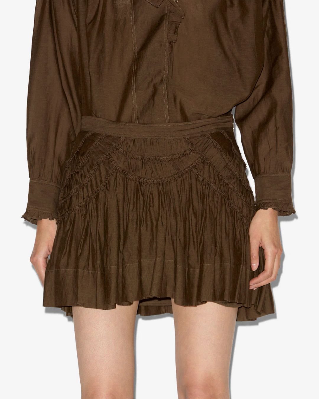 Ceola Skirt | Dark Khaki