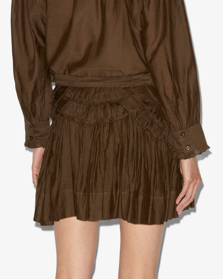 Ceola Skirt | Dark Khaki