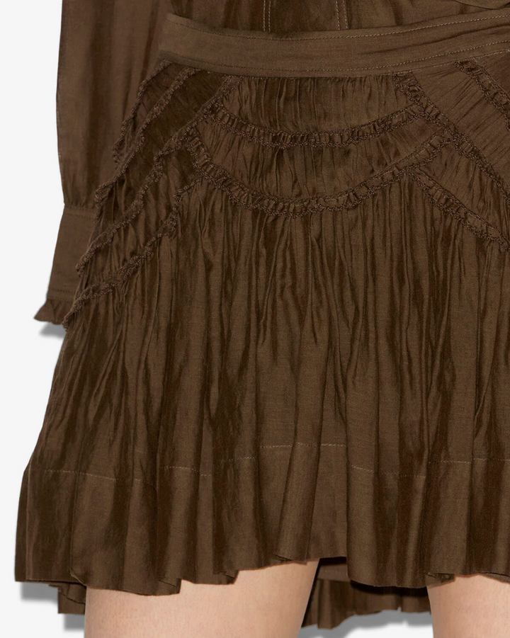 Ceola Skirt | Dark Khaki