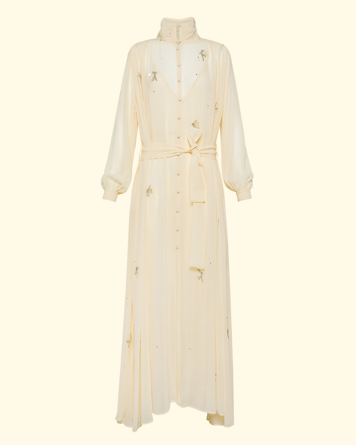 Carousel Des Sylphes Embroidery Dress | Cream