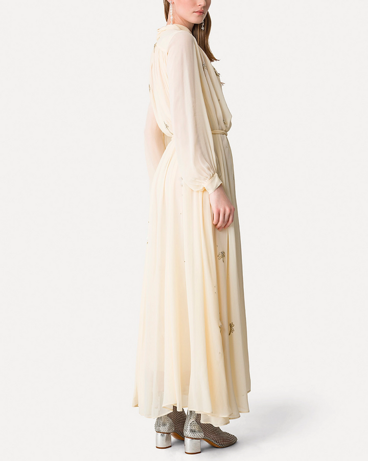 Carousel Des Sylphes Embroidery Dress | Cream