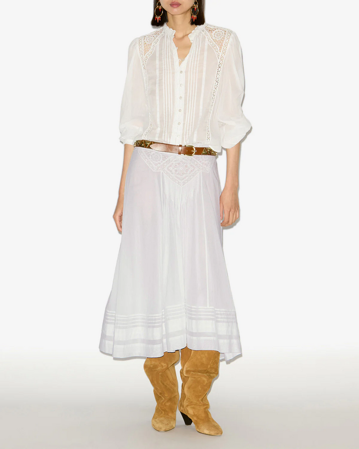 Garliana Skirt | White
