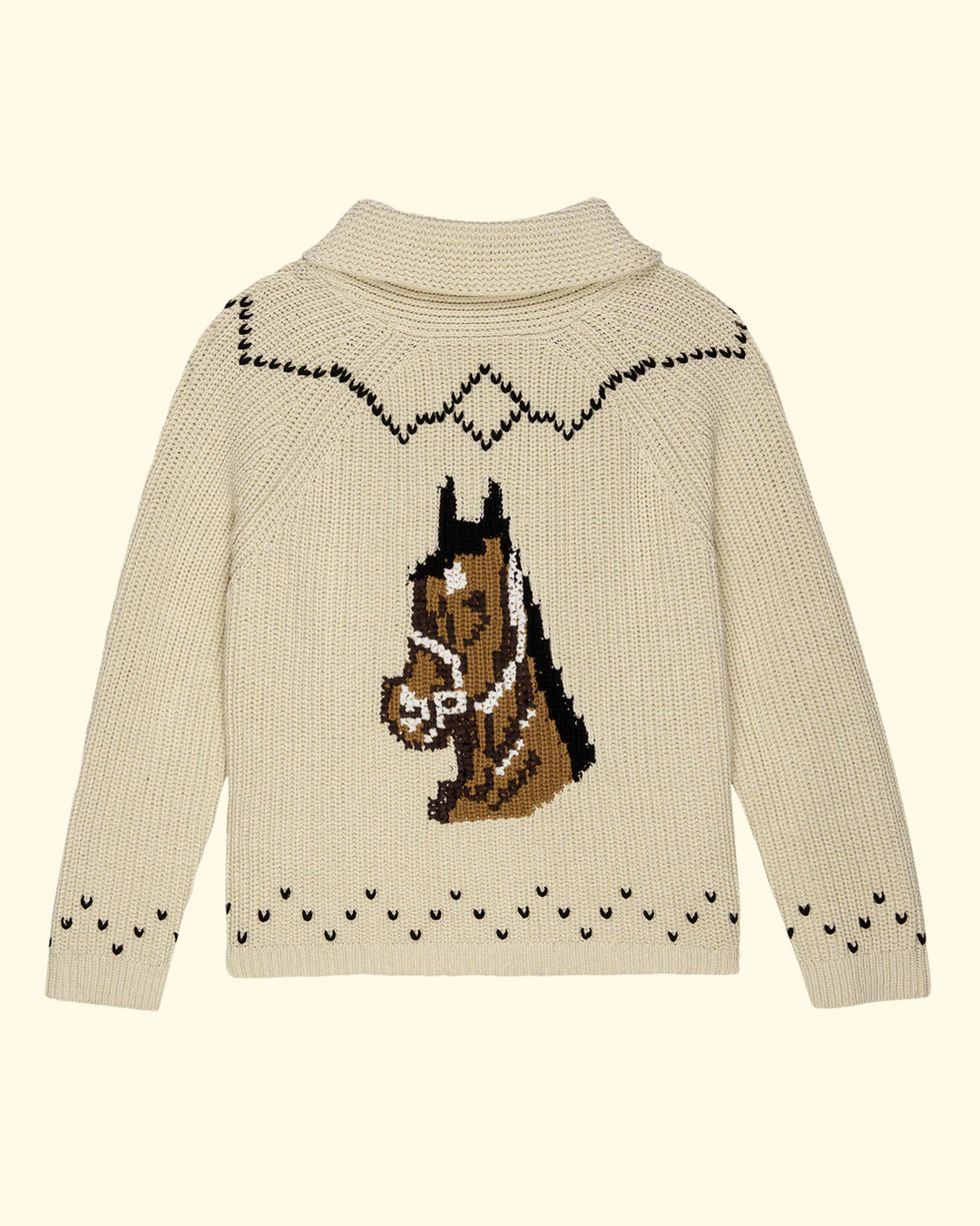 The Horse Lodge Cardigan | Cream