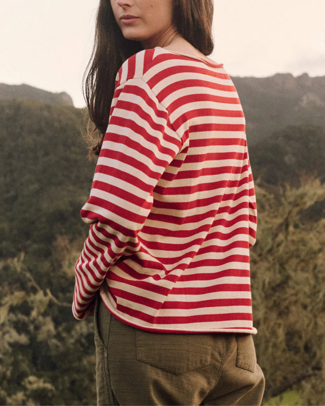 The Sailor Sweater | Maple Stripe