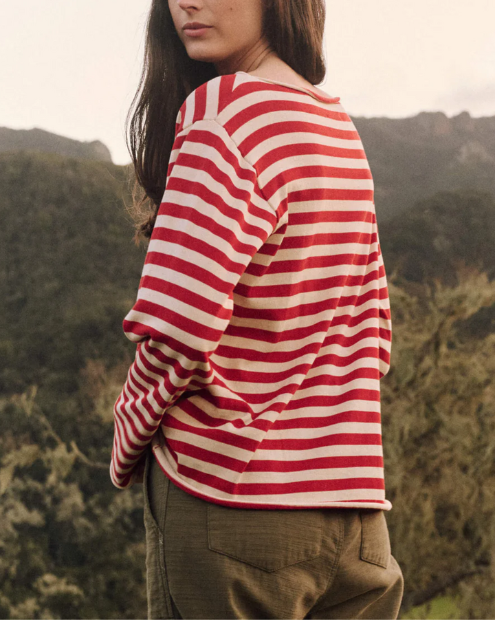 The Sailor Sweater | Maple Stripe