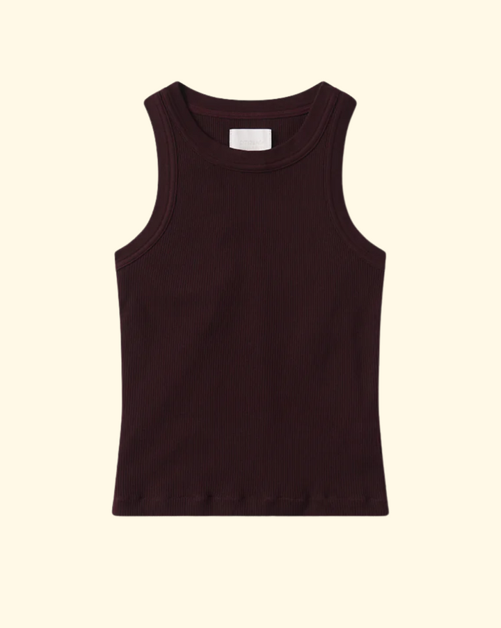 Isabel Rib Tank | Mahogany