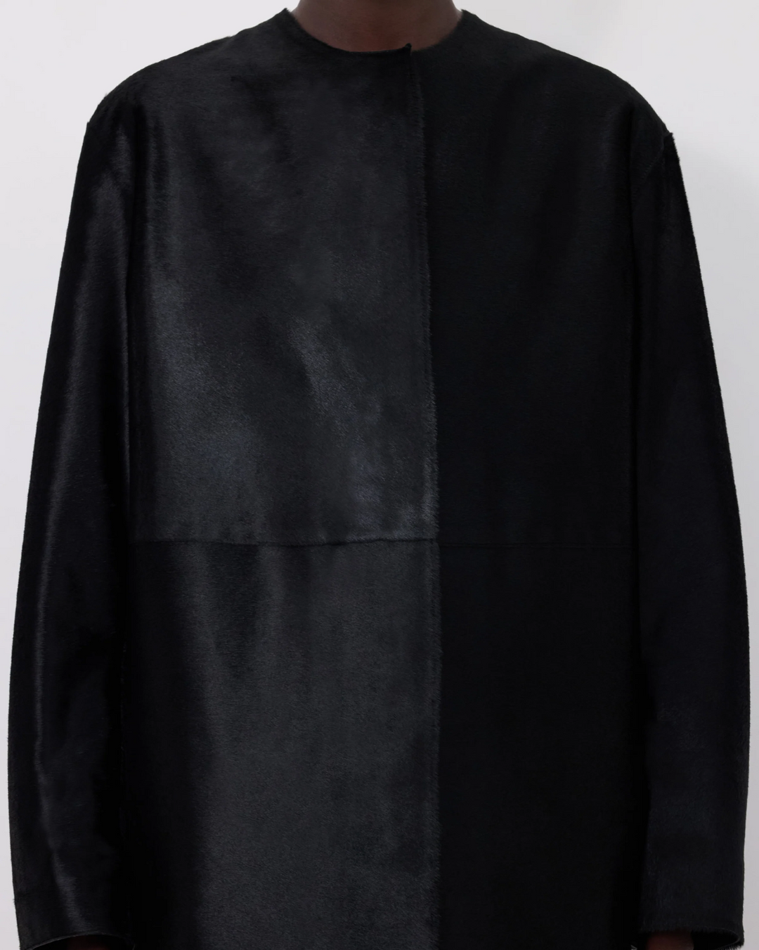 Miller Calfskin Coat | Black