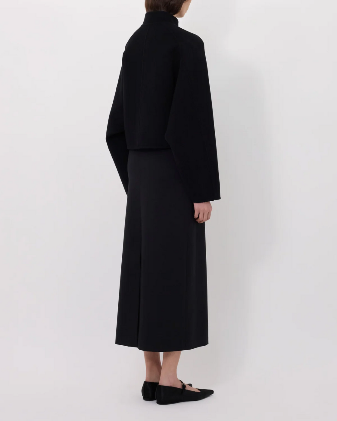 Nyma Cropped Jacket | Black